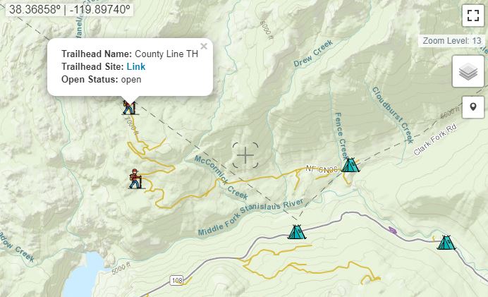 trailheads